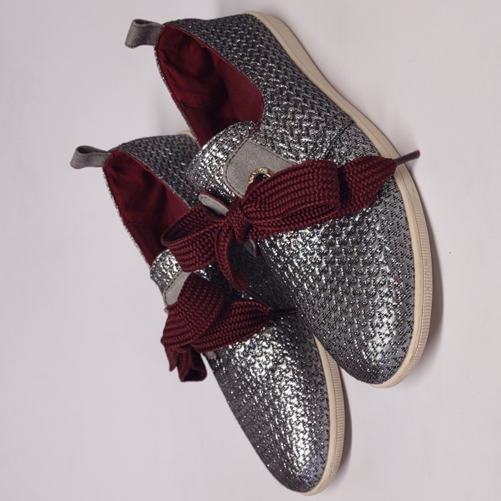 Gunmetal Silver Sneakers